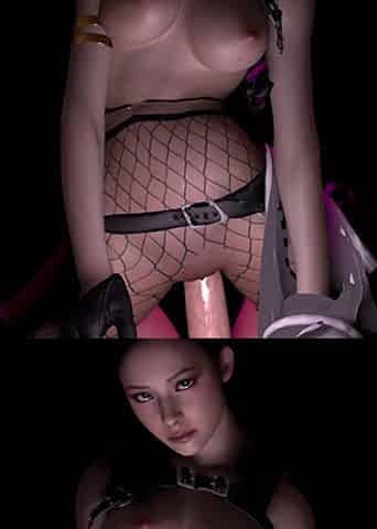 Ada Wong Riding Aggressive K-pop Style (resident Evil Animation)