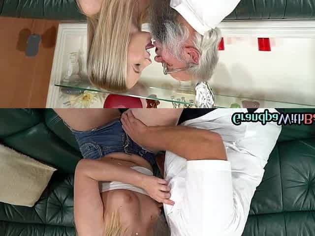 Old grandpa enjoys pounding 21yo bae in wet cunt hole