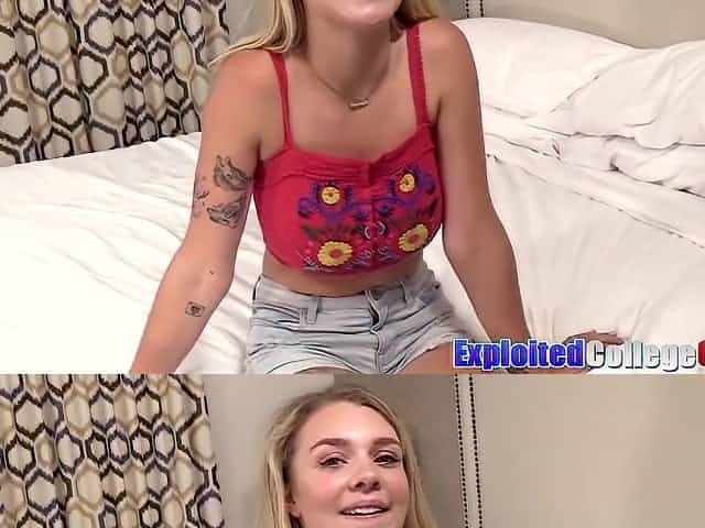 Full-breasted Teen Gabbie Carter butt Fucked in 1st Anal College Casting