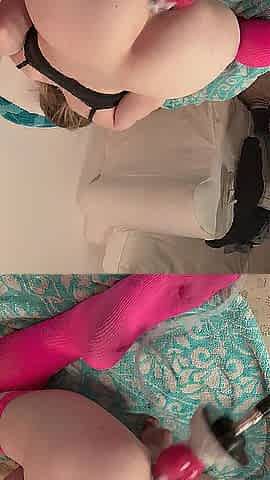 Femboy_sky04 Takes Large Monster Dong