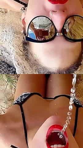Compilation Drinking Pee!