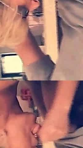 Old Slutty Blonde Fucked in Mouth and Ass by Big Hairy Cock