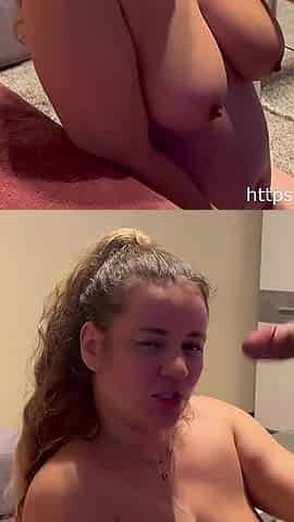 Making Eye Contact with My Cuck Hubby While I Take a Fat Dick in My Pussy!