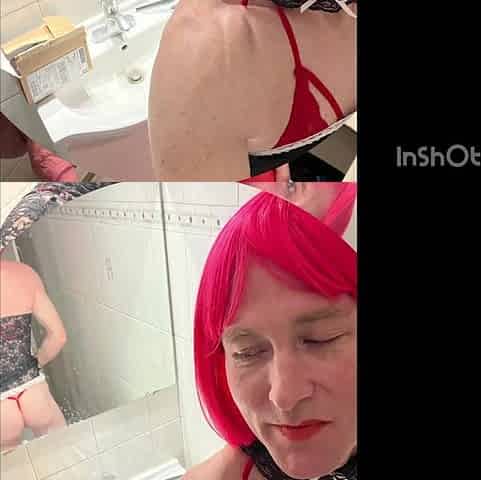 Sissy Pink Hair fotos