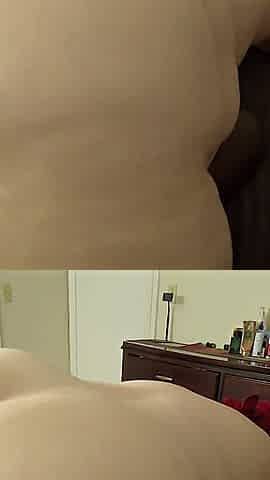 Big Fat Ass White Woman Riding Black Man Cock Fucking Hard, He Started Moaning Load and Shooting Cum Deep Inside Her Pussy - BBW