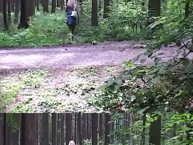 Golden-haired Hottie Fingers Herself Unfathomable in Forest