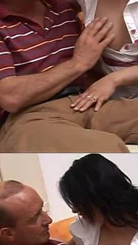 Beautiful Brunette MILF Fucked and Cumshot on Nice Tits by a Big Cock