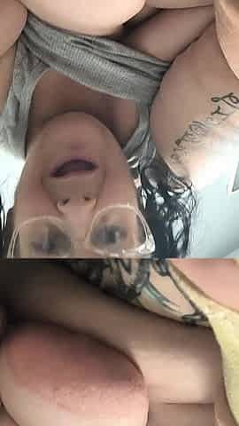 She's Enjoying Rubbing Her Pussy on the Toilet