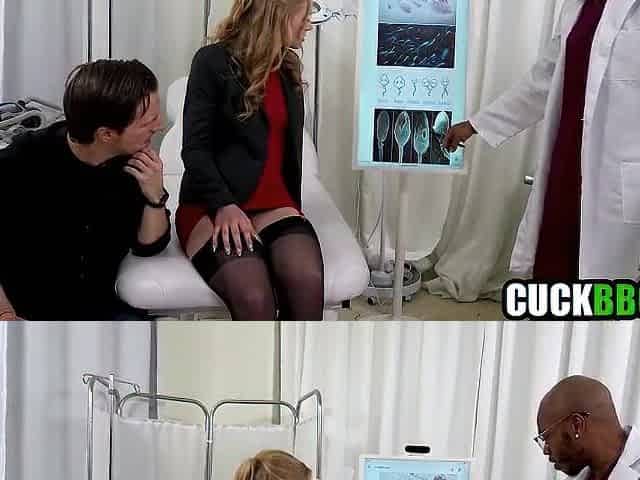 Pathetic Cuck See Wife Drilled By Ebony Doctor