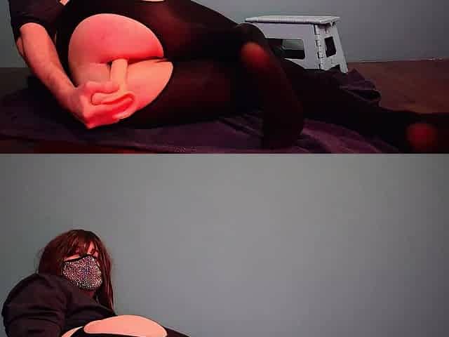 italian sissy spunk fountain after anal sex with so big sextoy