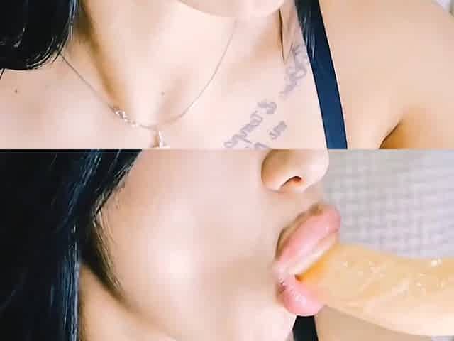 oral sex on a thick rod that didn't fit in my throat
