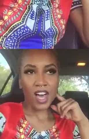 Black Masturbating in car