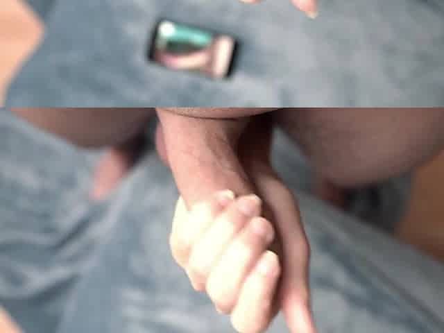 Close Up Cunt Screw Triolation Jizz flow Climax 4K