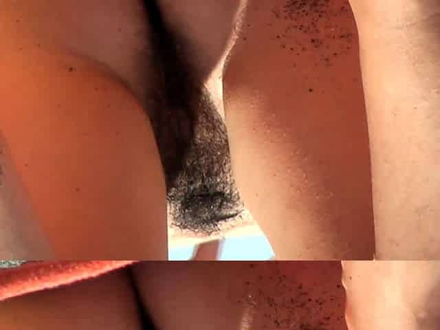Ginger Banks Masturbate Beach