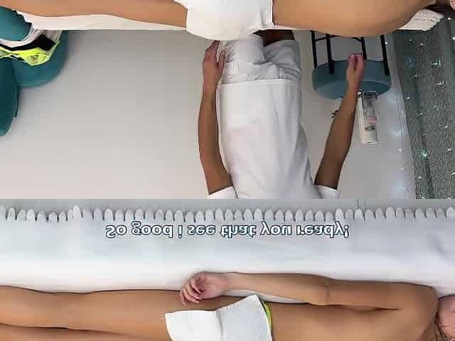 Married Woman Cheats on her Spouse with a Masseur Right on the Table