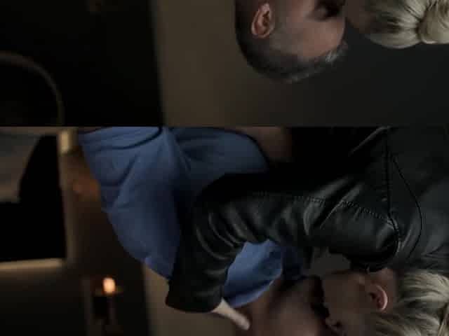 Charles Dera licks the big natural tits of stunning blondie Blake Blossom.
