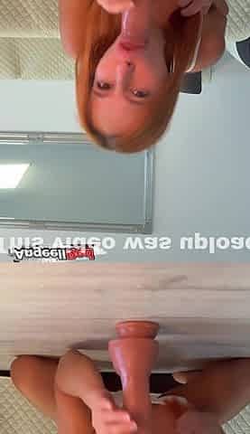 Horny Redhead Stepmom Destroys Her Pussy On Huge Dildo Screaming Orgasm!