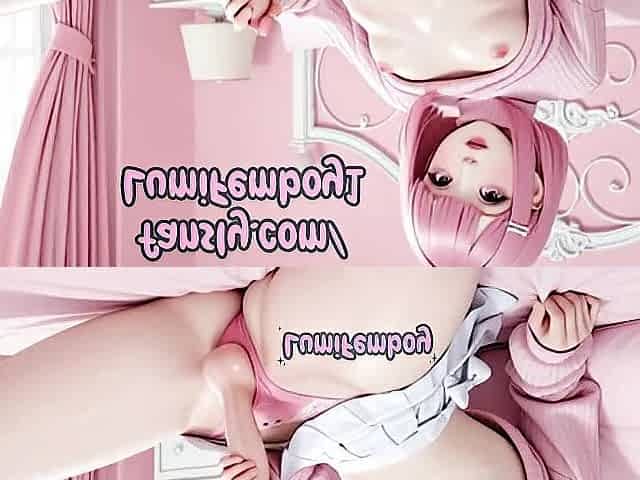 Cute Pink Femboy JOI Tease - Jerk off With Me Baby