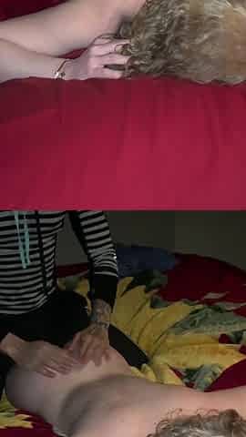 Pole dancer couldn't resist the erotic massage and gave me her pink and juicy cunt