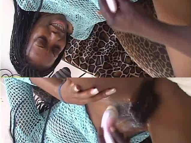 Slender black needs to have her twat bald to get a large ebony monster