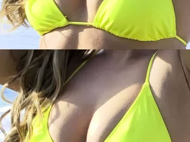 ThisIsGlamour Leah Francis On The Beach BTS LEWD