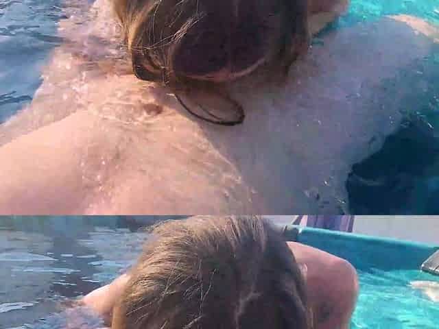 Hot Tub Hookup - MILF Gets Her Wet Pussy Pounded - Steve