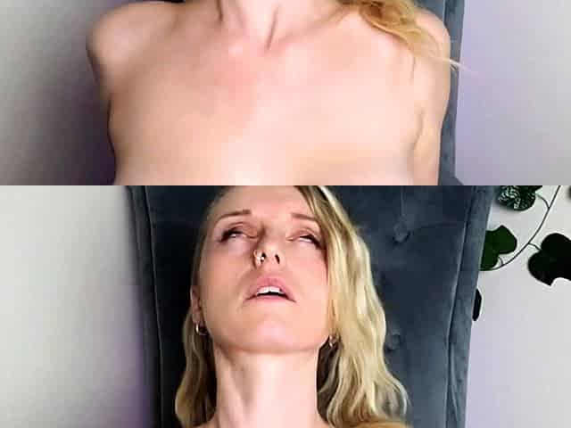 Big boobs milf masturbates with her dildo