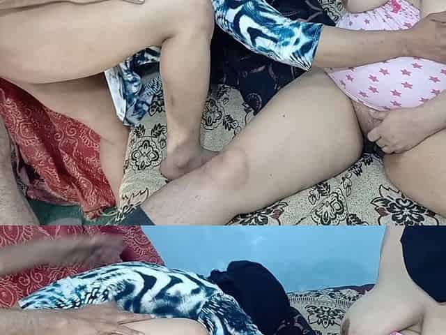 Hardcore Indian Anal with Sara in Presence of Big Boobs Netu in Threesome