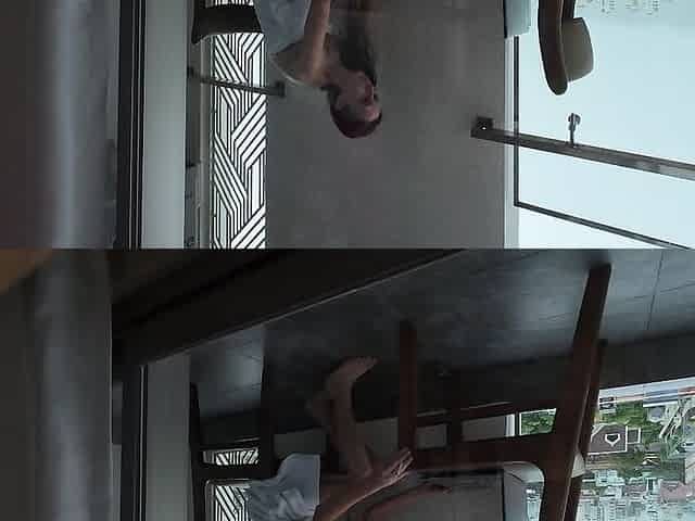 Fingering My Pussy on My Balcony!
