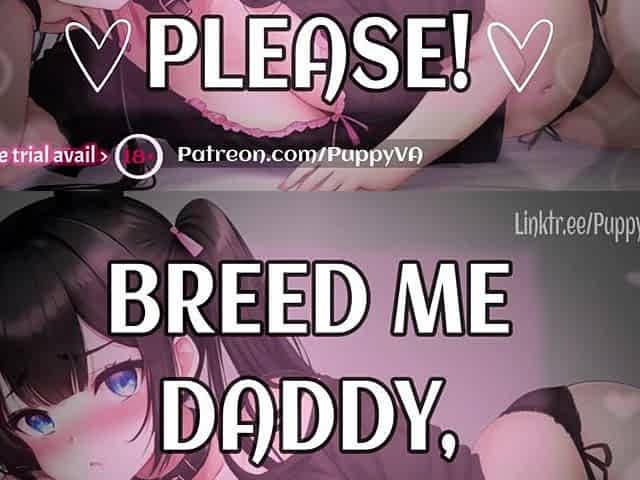 Please Breed Me, Dad! I'm Despairing For Your Cum~ [Rough ASMR] Female Groaning and Filthy Talk