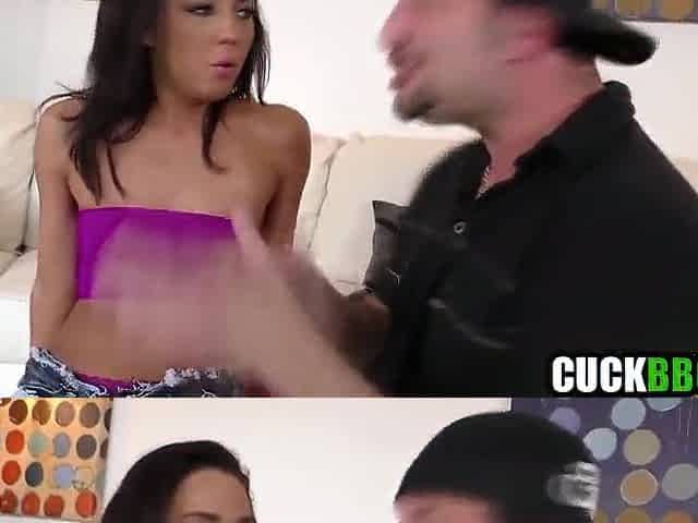 Cuckold Sharing GF's Arsehole With BBC Bulls To Repay Debt