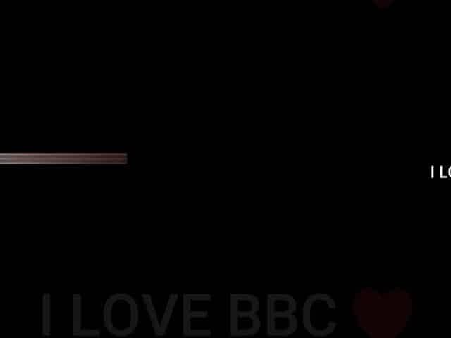Real cuckold takes his wife to sit on a large thick dong - 24cm BBC rod entering the horny little wife