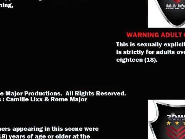 Kinky Camille Lixxx In Red Gets In nature's garb & Screws Agreeable BBC Rome Major!