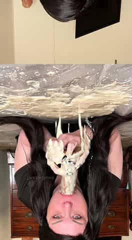 Amateur striptease and Solo masturbation