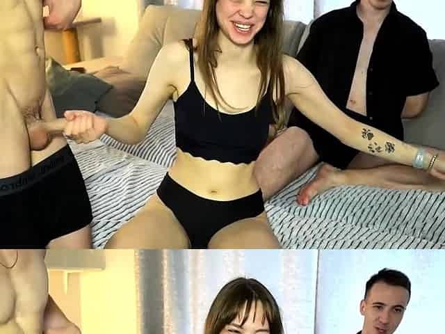 Surely she chose a muscle man