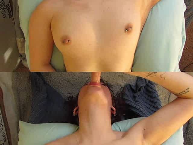 Head off the Bed BJ Tease
