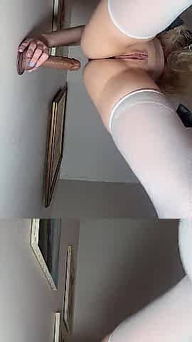 Cuckolding U During the time that Riding a Ebony Sex toy