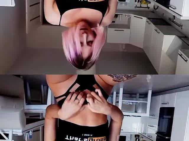 Excited married woman who swallows anything