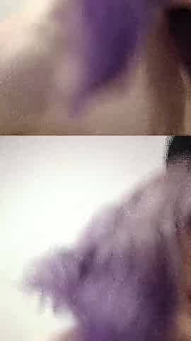 sex toy sucking and up close view of me