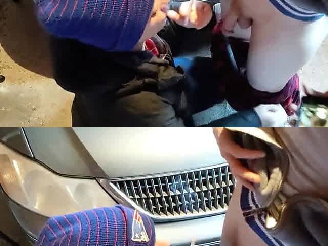 Heather Kane Sucks Cum Without a Penis to Fix Her Flat Tire