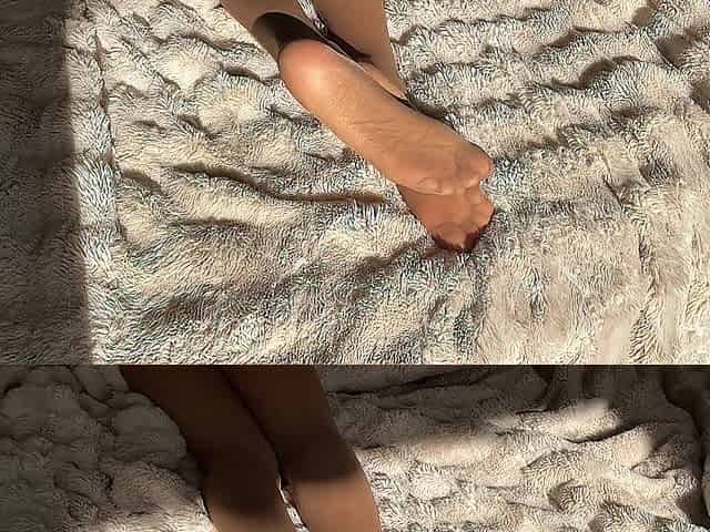 Sheer Hose Soles Tease & Worship