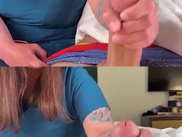 Demonic Beauty Stepmom Helps Erection Issue