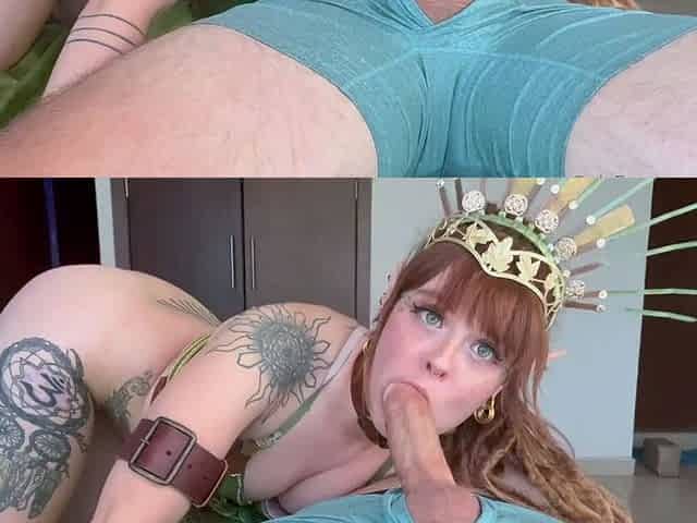 Amateur teen blowjob and cumshot from a guy