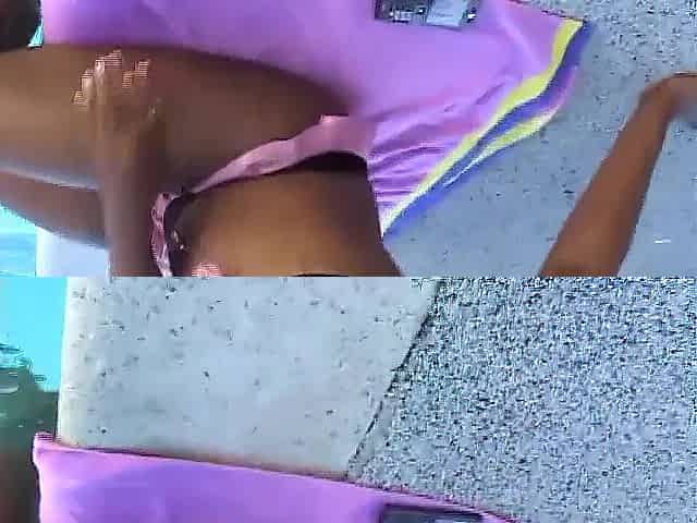 Tattooed large ebony knob in the large breasts ebony cutie