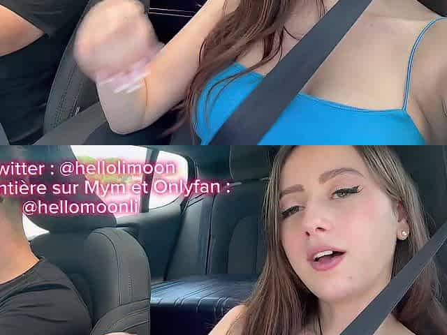 French amateur libertine shows off and sucks in saint tropez student