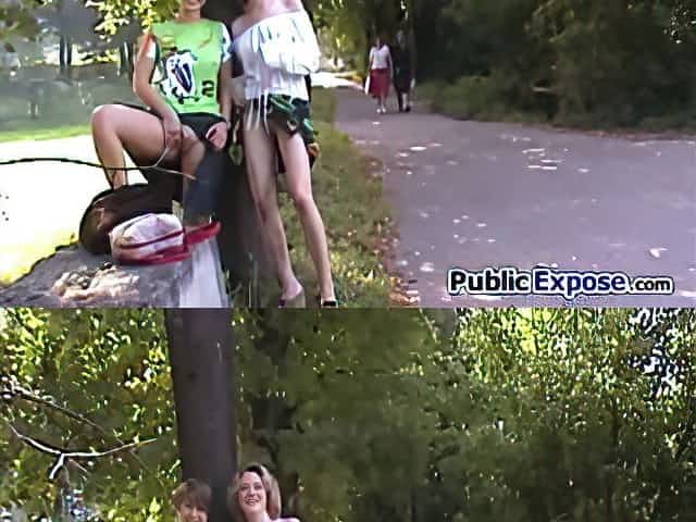 Public upskirt fun