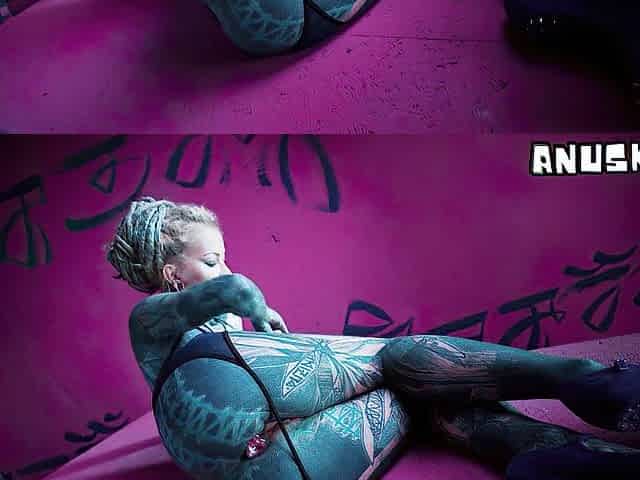 Solo ANAL fisting - Toys and Plugs for Tattoo Cutie - Butthole streching