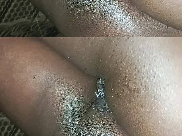 Black large ebony butt POV