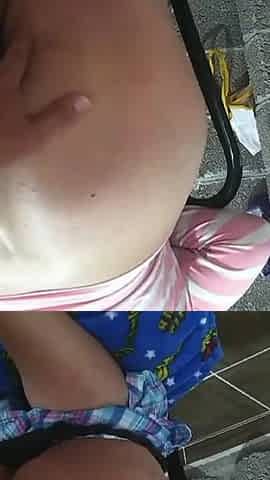 The new neighbour is very slutty and she made me fuck her in her living room, her husband was taking a shower