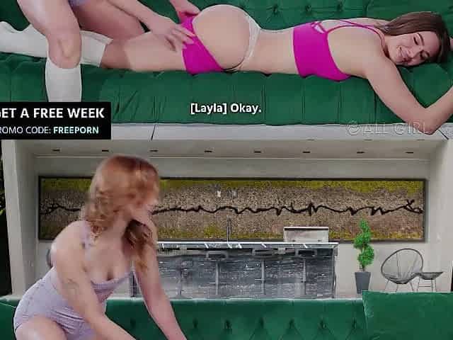 Playgirl Groans During Stripped Butt Massage